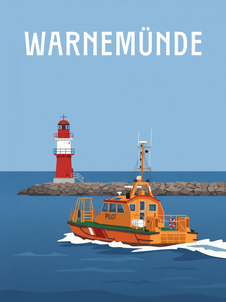 Warnemünde — Küstenwache auf Kurs