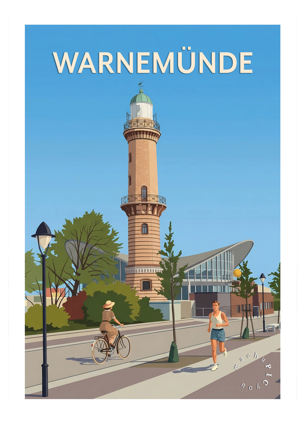 Warnemünde — Küstenmorgen (Karte)