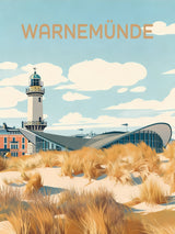 Warnemünde — Zwischen Gras und Himmel