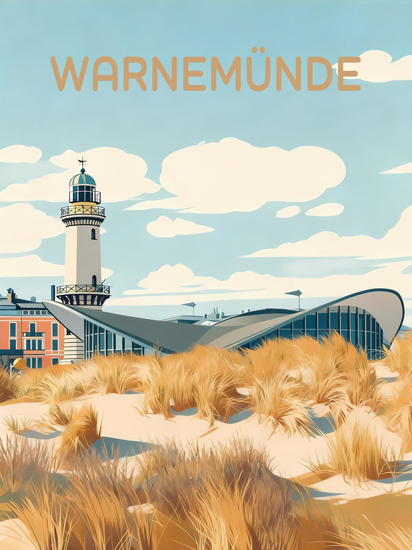 Warnemünde — Zwischen Gras und Himmel