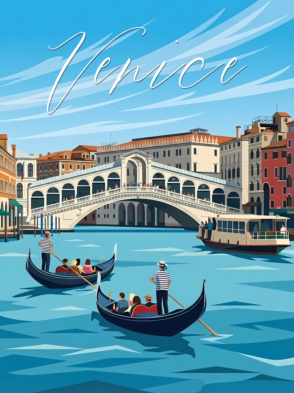 Venedig Rialtobrücke