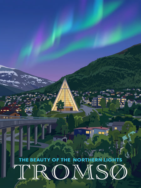 Nordlichter über Tromsø
