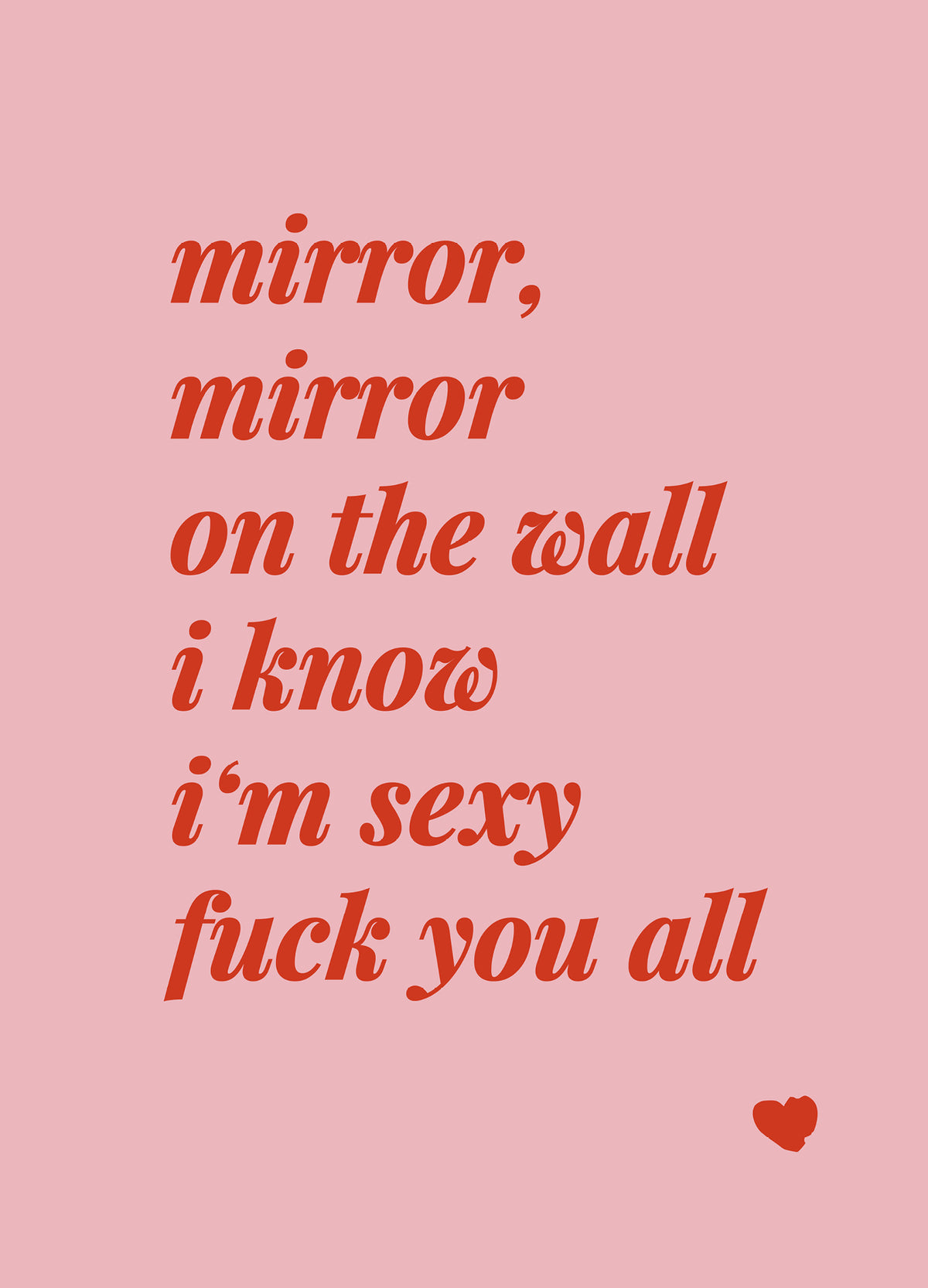 IMPRFCT — Mirror Mirror